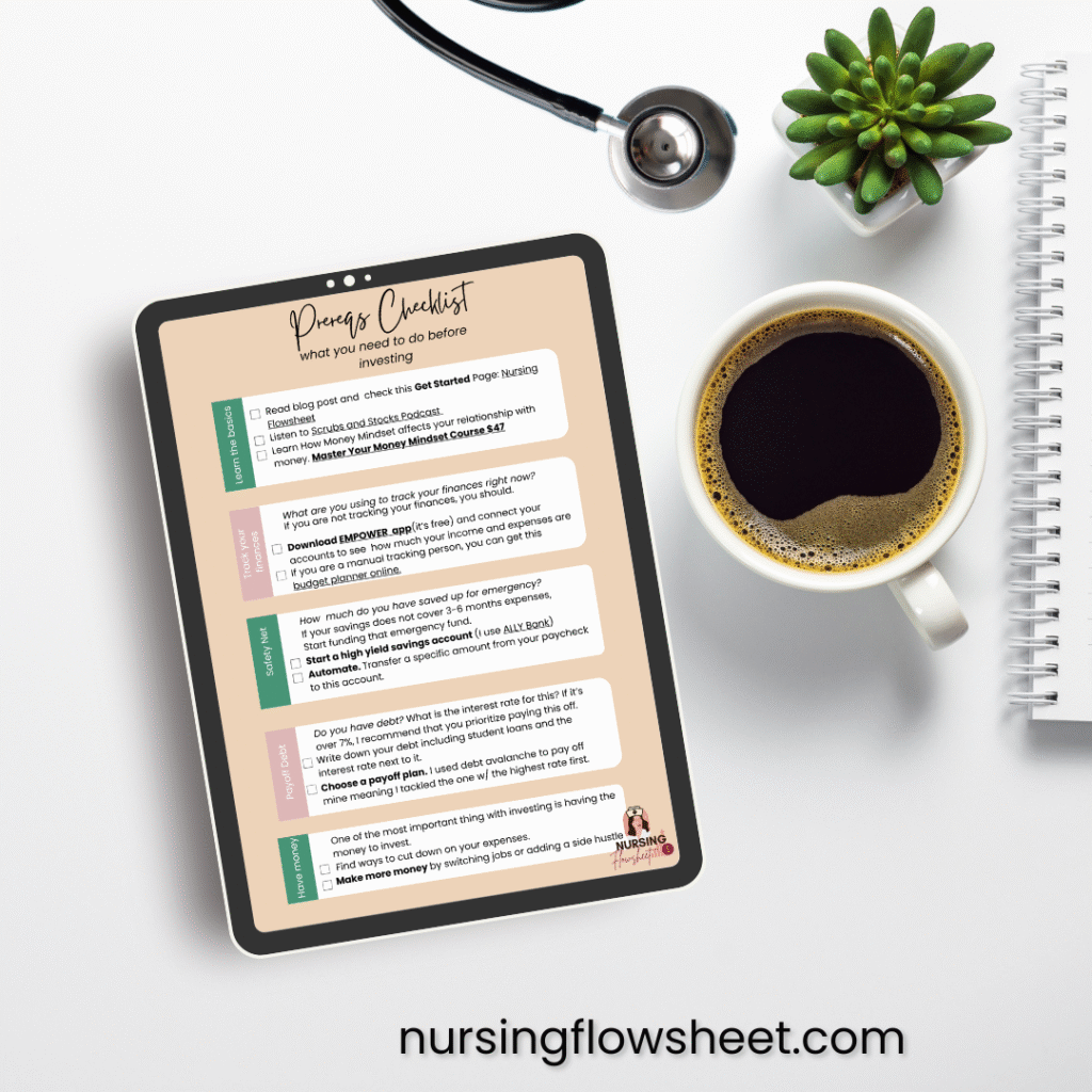 Financially Free Nurse Checklist