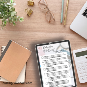 Wealthy Nurse Money checklist