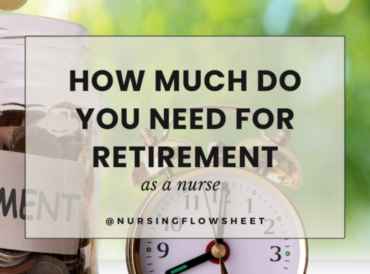 How much do you need for retirement as a nurse