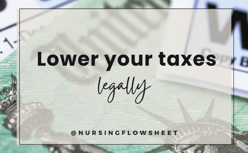 How to lower taxes for nurses