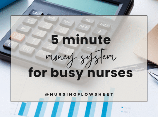 money management for nurses