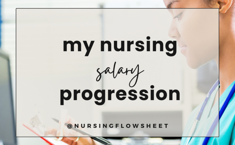 nursing salary progression