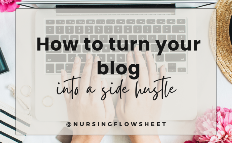 nurse side hustle blog